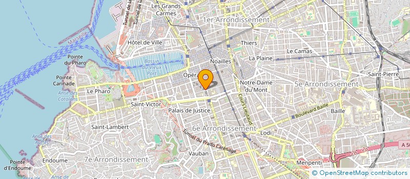 localisation de l'entreprise SOUTIEN ET ACCOMPAGNEMENT PACA à MARSEILLE