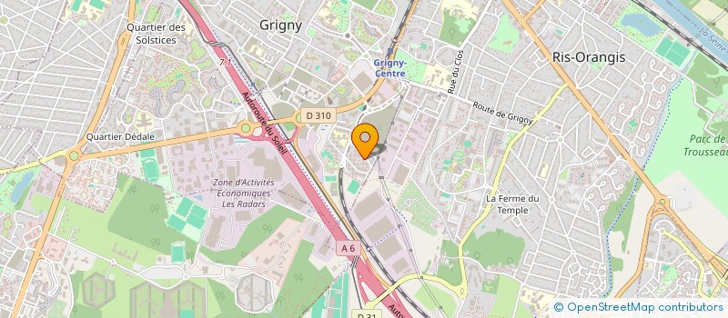localisation de l'entreprise SOUTIEN ET REUSSITE - GRIGNY à GRIGNY