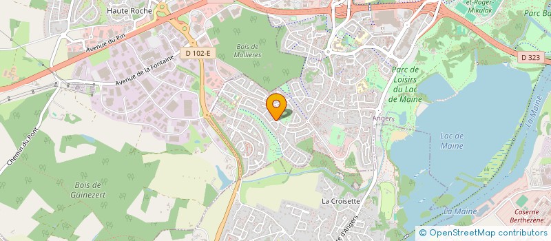 localisation de l'entreprise SOUTIEN JEUNES ARTISTES  ANGERS