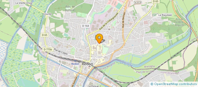 localisation de l'entreprise SOUTIEN MIGRANTS REDON à REDON