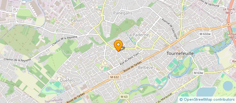 localisation de l'entreprise SOUTIEN ORGANIS SECOURS INFORMATIQUE ...  TOURNEFEUILLE