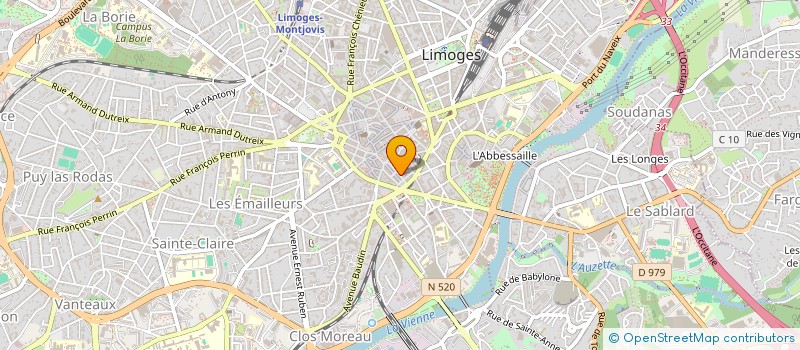 localisation de l'entreprise SOUTIEN PLUS PLUS à LIMOGES