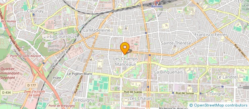 localisation de l'entreprise SOUTIEN POUR TOUS à RENNES