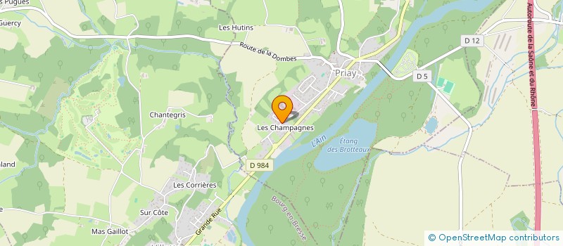 localisation de l'entreprise SOUTIEN PRESIDENCE DANSE CHRISTOPHE TARILLON 2024  PRIAY