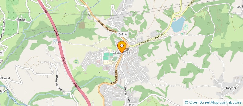 localisation de l'entreprise SOUTIEN SCOLAIRE CRUSEILLES  CRUSEILLES