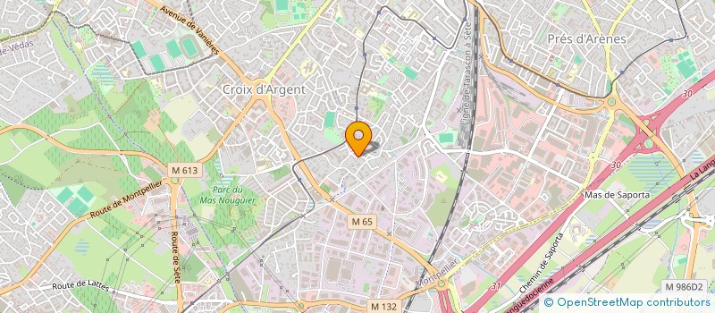 localisation de l'entreprise SOUTIEN SCOLAIRE DE LA MARQUEROSE à MONTPELLIER