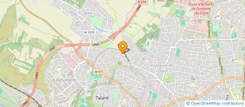 localisation de l'entreprise SOUTIEN SCOLAIRE TALANTAIS  TALANT