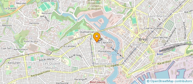 localisation de l'entreprise SOUTIEN TIERS MONDE à BREST
