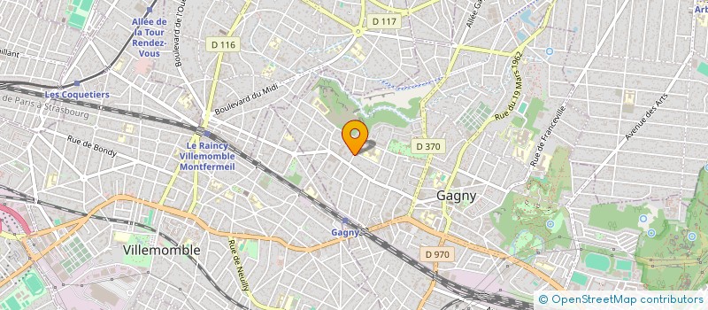 localisation de l'entreprise SOUTIENS ET AIDES AUX PROGRAMMES SCOLAIRES (SAPS) à GAGNY