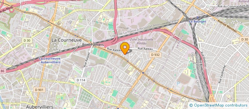 localisation de l'entreprise SOUTIENS VERS LES SOMMETS ( SVLS ) à LA COURNEUVE