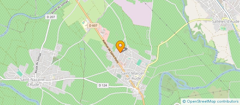 localisation de l'entreprise SOUTIENVALENCE à SAINT-MARCEL-SUR-AUDE