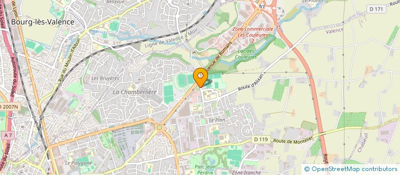 localisation de l'entreprise SOUTIF BESNARD à VALENCE