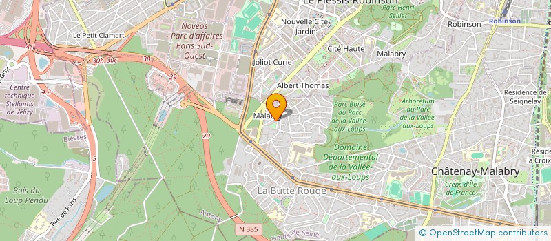 localisation de l'entreprise SOUTO PRISSETTE INDIVISION  CHATENAY-MALABRY