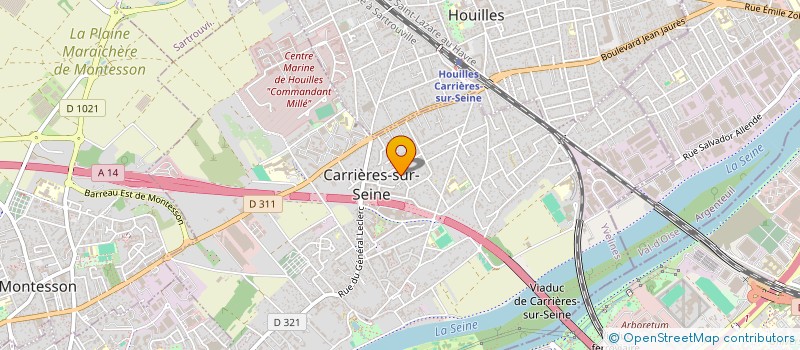 localisation de l'entreprise SOUTO SAS à CARRIERES-SUR-SEINE