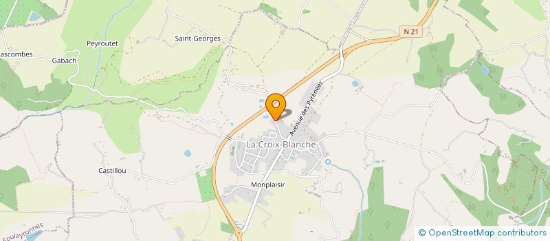 localisation de l'entreprise SOUTY  LA CROIX-BLANCHE