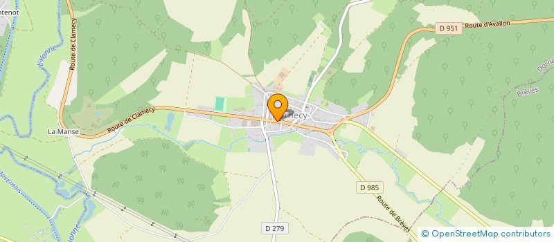 localisation de l'entreprise SOUVANT & CO à BREVES
