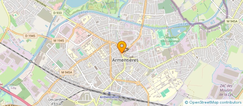 localisation de l'entreprise SOUVANTHONG à ARMENTIERES