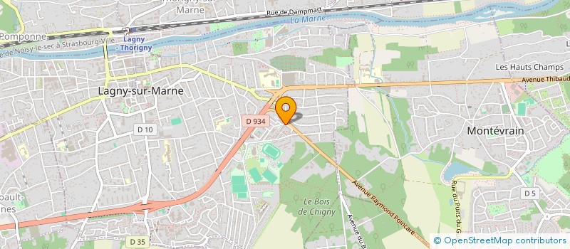 localisation de l'entreprise SOUVENIR 2012  LAGNY-SUR-MARNE