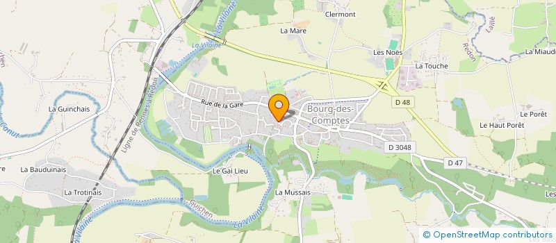 localisation de l'entreprise SOUVENIR BT  BOURG-DES-COMPTES