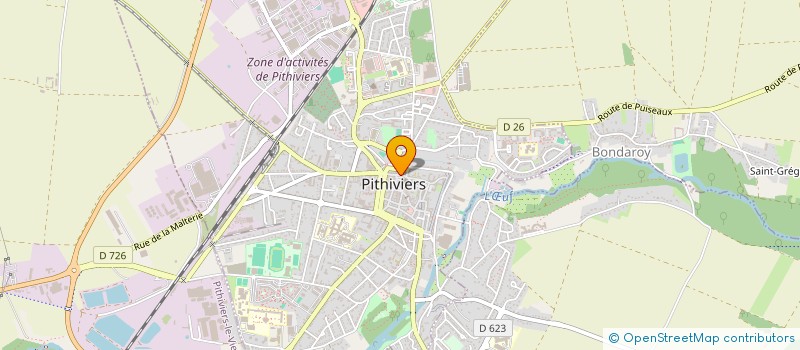 localisation de l'entreprise SOUVENIRS D'AFRIQUE à PITHIVIERS