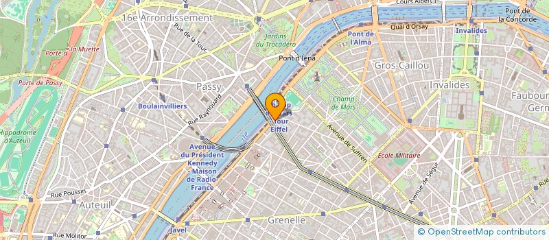 localisation de l'entreprise SOUVENIRS DE PARIS  PARIS