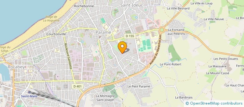 localisation de l'entreprise SOUVERAINE TECH  SAINT-MALO