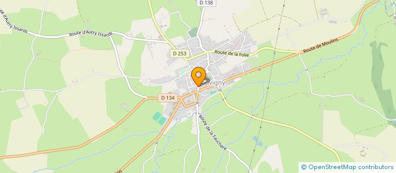 localisation de l'entreprise SOUVI'NID'ABEILLES  SOUVIGNY