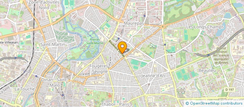 localisation de l'entreprise SOUVIENS TOI DE  RENNES