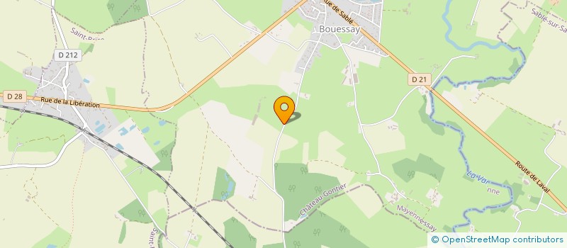 localisation de l'entreprise SOUVIGNE  BOUESSAY