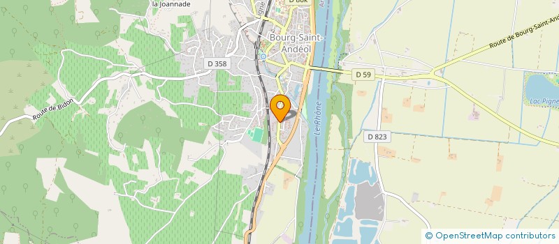 localisation de l'entreprise SOUVIGNET  BOURG-SAINT-ANDEOL