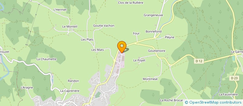 localisation de l'entreprise SOUVIGNET PLASTIQUES à LA SEAUVE-SUR-SEMENE