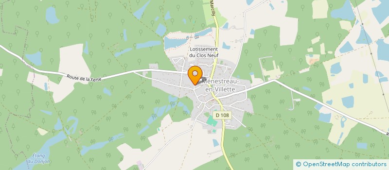 localisation de l'entreprise SOUVIGNY DEVELOPPEMENT  MENESTREAU-EN-VILLETTE