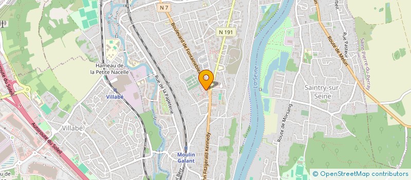 localisation de l'entreprise SOUYAS à CORBEIL-ESSONNES