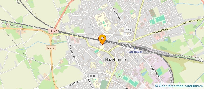localisation de l'entreprise SOUZA AUPETIT  HAZEBROUCK