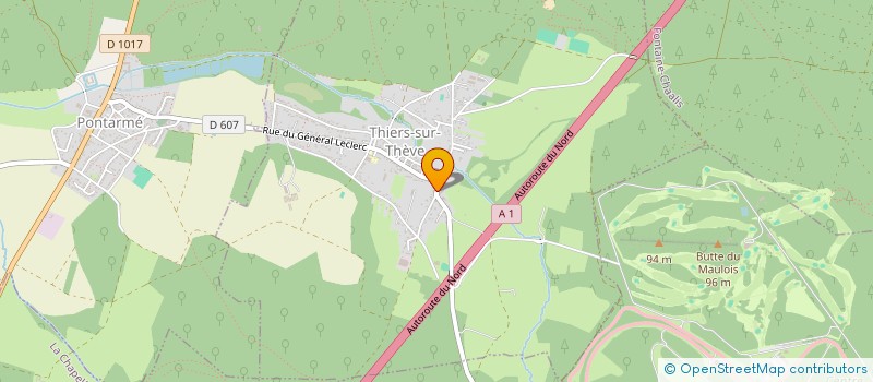 localisation de l'entreprise SOUZAK  THIERS-SUR-THEVE