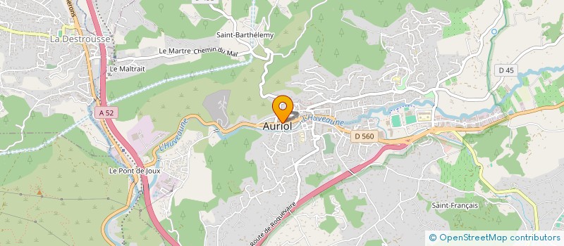 localisation de l'entreprise SOVA à AURIOL
