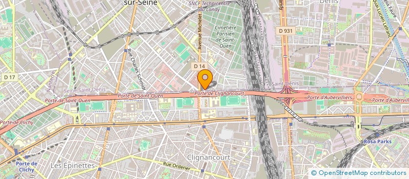 localisation de l'entreprise SOVA  SAINT-OUEN-SUR-SEINE