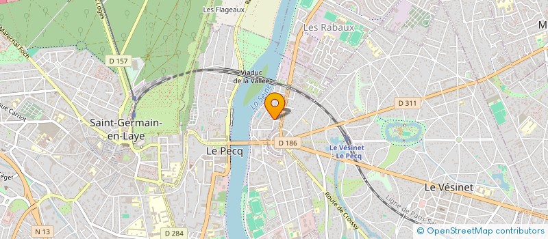 localisation de l'entreprise SOVA  LE PECQ