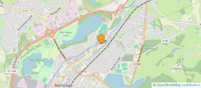 localisation de l'entreprise SOVA BRENOT AUTOMOBILES  MONTCEAU-LES-MINES