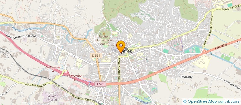 localisation de l'entreprise SOVA GROUPE à HYERES