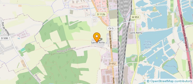 localisation de l'entreprise SOVAC1  NORROY-LE-VENEUR