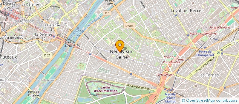 localisation de l'entreprise SOVACIM à NEUILLY-SUR-SEINE