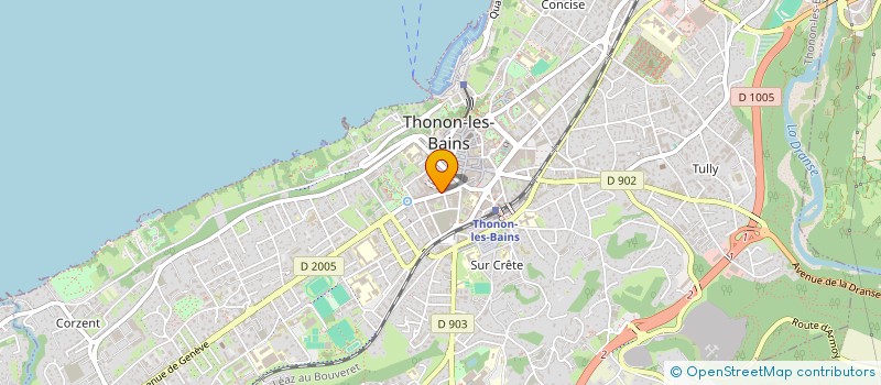 localisation de l'entreprise SOVACOM SYMBOLIQUES VISUELLES ARTISTIQUE à THONON-LES-BAINS