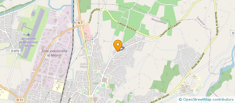 localisation de l'entreprise SOVADEC DEVELOPPEMENT à MONTELIMAR