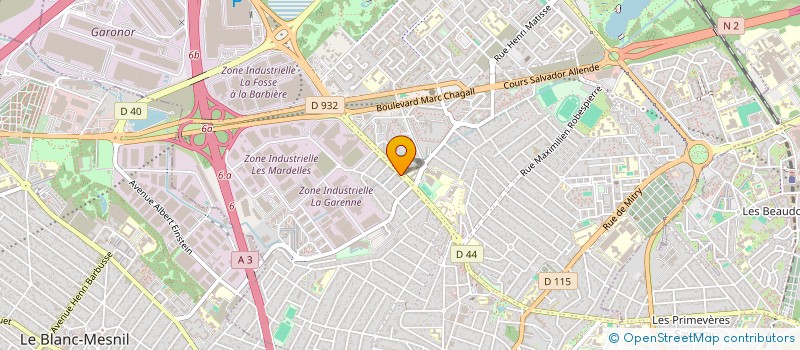 localisation de l'entreprise SOVAG PARINORD à AULNAY-SOUS-BOIS