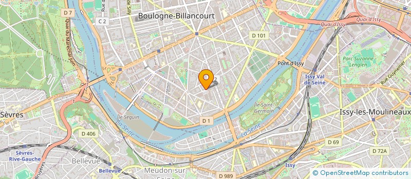localisation de l'entreprise SOVAGE à BOULOGNE-BILLANCOURT