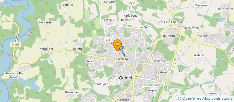 localisation de l'entreprise SOVAGES à GUIDEL