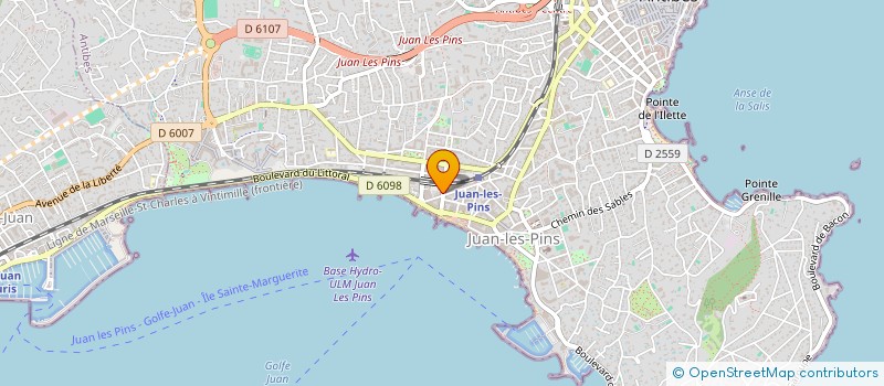 localisation de l'entreprise SOVAGIM à ANTIBES
