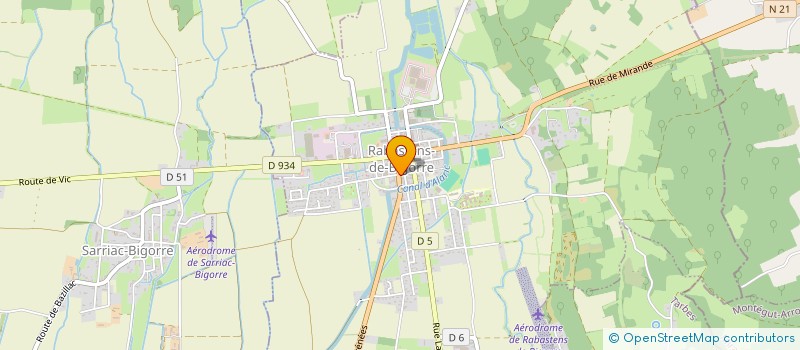 localisation de l'entreprise SOVALDEC à RABASTENS-DE-BIGORRE