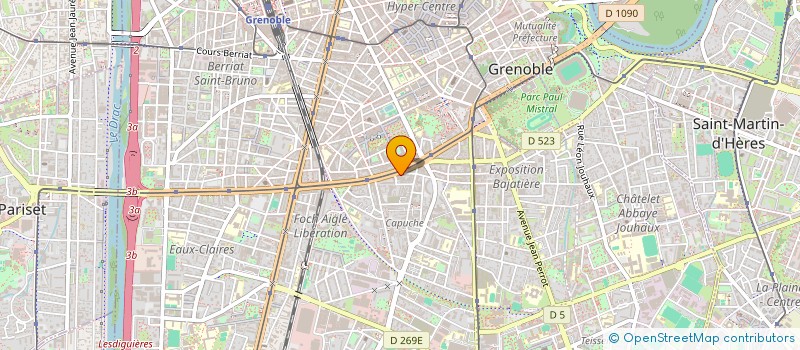 localisation de l'entreprise SOVALGRE à GRENOBLE